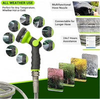 Tuyau d'arrosage robuste non extensible de 30 m (100 pi), diamètre 16 mm, pression 150 PSI, résistant aux plis et aux fuites, idéal pour grandes propriétés