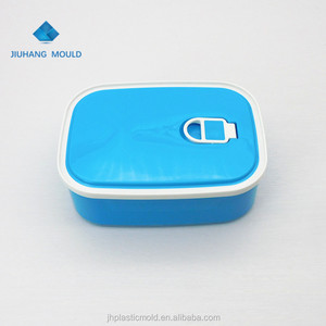 Fiambrera <span class=keywords><strong>de</strong></span> plástico bento rectangular sellada, contenedor para mantener alimentos frescos, 100% ML, 420 - Product Image 4