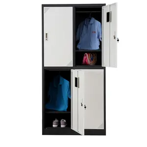 Steel Closet Locker Wardrobe Cabinet Metal Almirah 2 door Multi function cabinet
