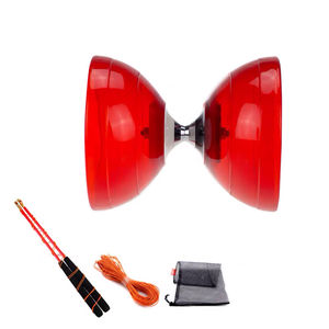 Cadeau de Noël pour enfants, yoyo chinois à triple <span class=keywords><strong>roulement</strong></span>, <span class=keywords><strong>diabolo</strong></span>, 5 pouces, <span class=keywords><strong>diabolo</strong></span> souple pour jongler <span class=keywords><strong>avec</strong></span> des bâtonnets, une corde et un sac de transport - Product Image 2