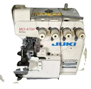 Máquina de costura industrial usada, JUKI-MO-6716S 5 fios de alta velocidade