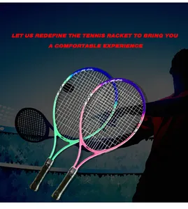Raquette de tennis pour junior raquette de tennis oem raquette de tennis pour enfants personnalisée pour les sports de plein air