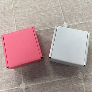 Sıcak satıcı Set 30 4*4*<span class=keywords><strong>2</strong></span> inç beyaz oluklu karton kağıt kutuları için literatür mailler nakliye - Product Image 5