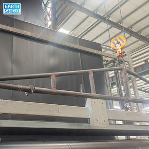 0.3-2mm HDPE Geo Membrane Géomembrane Revêtement de Barrage pour Poissons Ferme Piscine Étang Extérieur - Product Image 1