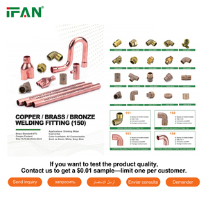 Phụ kiện ống đồng giá sỉ thấp IFAN, kích thước tùy chỉnh, khớp nối ép đồng - Product Image 2