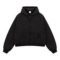 Chaquetas Personalizadas de Invierno con Capucha, Cierre de Cremallera, Tejido de Lana Teñida, Gruesas, Deportivas, de Manga Larga, 350gsm