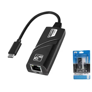 10/100/1000 Mbps Type-C USB 3.0 2.0 Sang Ethernet RJ45 USB C Lan Bộ Chuyển Đổi Mạng Gigabit Tương Thích Với Hệ Điều Hành WIN
