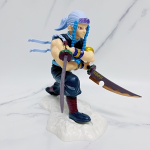 Versione da combattimento demone <span class=keywords><strong>Slayer</strong></span> <span class=keywords><strong>Kimetsu</strong></span> No <span class=keywords><strong>Yaiba</strong></span> che combatte Uzui Tengen auto Crnament figure giocattolo Anime - Product Image 5