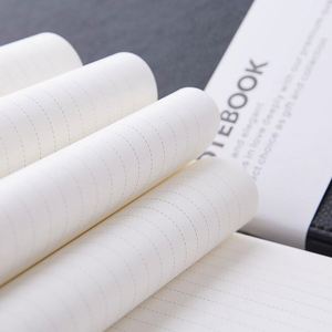 Carnet à spirale personnalisé avec sangle et couverture A5, papier de haute qualité, écologique, logo en feuille d'or, simple et créatif - Product Image 3