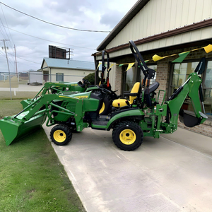 รถแทรกเตอร์ขนาดเล็กคุณภาพสูง ปี 2025 รุ่น John Deere 260B พร้อมผานหลังและผานหน้า สีเขียว ขับเคลื่อน 4 ล้อ รถแทรกเตอร์สำหรับสวนอเนกประสงค์ - Product Image 1