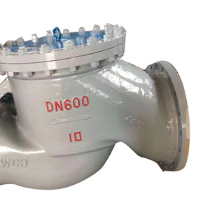 Válvula de Retención de Hierro Dúctil, Estructura de Una Sola Lengüeta, Función de Bloqueo de Flujo Unidireccional, Tipo Recto - Product Image 3