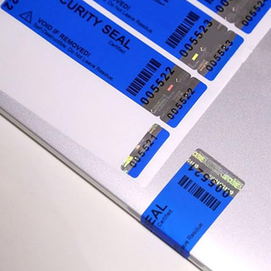 Tùy chỉnh làm xáo trộn thẻ bằng chứng đầu ra chống giả nhãn với số duy nhất an ninh xác thực 3D ba chiều QR mã Sticker - Product Image 3