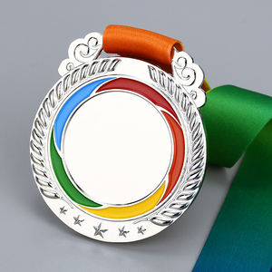 Pabrik Grosir Kustom Medali Kosong Telinga Medali Gandum dengan Pita Baik 65Mm Emas Perak Perunggu Penghargaan Medali Generik Gratis Cetak - Product Image 5