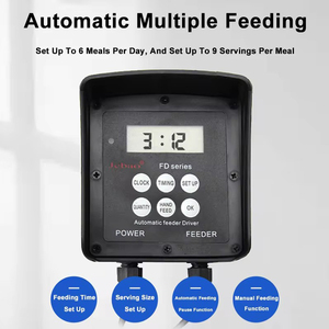 Jebao Distributore Automatico di Cibo per Pesci di Grande Capacità FD40 FD50 FD85 per Acquario, Alimentatore Automatico Temporizzato per Pesci Koi - Product Image 5