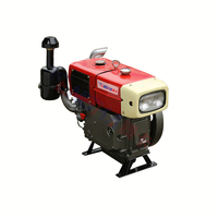 Moteur diesel Tengka ZS1110 18 CV, démarrage manuel, conception légère pour motoculteur et motobineuse, livraison rapide