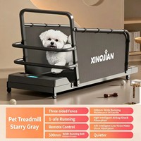 Tapis roulant intelligent pour chiens, exercice en intérieur, machine à faire courir les chiens avec télécommande sans fil et écran LED