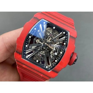 Relojes mecánicos automáticos esqueletizados rojos de alta calidad, resistentes al agua, con el estilo de los mejores diseñadores. - Product Image 1