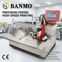 Impresora de Inyección de Tinta de Escritorio BANMO, Codificador, Cartucho de Inyección Térmica, Pantalla Táctil, Marcado de Tarjetas, Bolsas, Fecha, Lote