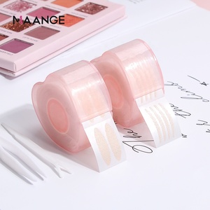 MAANGE Outils de maquillage des yeux, pinces, colle pour cils, ruban adhésif respirant mat imperméable invisible pour paupières doubles - Product Image 1