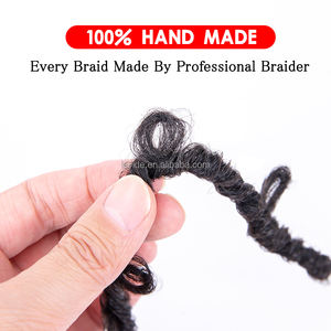 Nouveau 12 14 18 24 36 "fait à la main <span class=keywords><strong>Dread</strong></span> Locks Crochet <span class=keywords><strong>tresse</strong></span> Extension de cheveux africains papillon Faux Locs en dé<span class=keywords><strong>tresse</strong></span> Locs Crochet cheveux - Product Image 4
