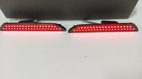 Feux de position latéraux LED RGB 12V IP65 pour Mustang, anneaux halo LED RGB Flow, 2 pièces, coque noire, DRL adressable
