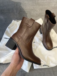 <span class=keywords><strong>Stivali</strong></span> da <span class=keywords><strong>Donna</strong></span> Invernali Stile Cowboy con Gambale Largo, <span class=keywords><strong>Tacco</strong></span> a Blocco, Punta Rotonda, in Pelle Vegana, alla Moda, a Metà Polpaccio, Stile Western - Product Image 5