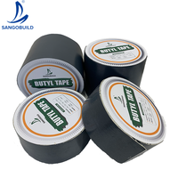 Yüksek Sıcaklık 1.0mm/1.2mm Alüminyum Folyo Bütil Kauçuk Bant Çevre Dostu UV Dayanımlı Su Geçirmez Sızdırmazlık Bandı Dış Mekan Çatıları İçin