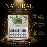Serum Pengelupasan Alga Spikula Spongilla Cairan Perawatan Wajah Microneedling untuk Pembaruan Kulit Berjerawat GZ