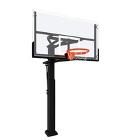 Poteau et panneau de basket-ball réglables en Offre Spéciale Cerceau de basket-ball professionnel Support de basket-ball extérieur dans le sol