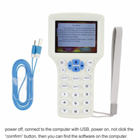 Nouveau Copieur RFID Lecteur/Écrivain de Cartes d'Identité IC 08CD 125Khz 13.56Mhz Duplicateur Chiffré Programmateur USB NFC UID Tag Carte Clé