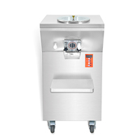 Machine à glace dure turque professionnelle avec lait aux fruits, 1300W, production 30L/h, congélateur discontinu à cylindre de 7L, pour la fabrication de gelato