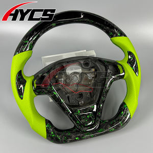 Volant sport en fibre de carbone forgée avec affichage LED du régime moteur pour Ford Fiesta <span class=keywords><strong>ST</strong></span> <span class=keywords><strong>ST</strong></span>-<span class=keywords><strong>Line</strong></span> MK4 RS, personnalisation possible - Product Image 2