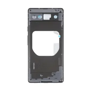 Gzm-parts Bingkai LCD Ponsel untuk Google Pixel 6A Penggantian Pelat Bezel Kerangka Tengah Belakang