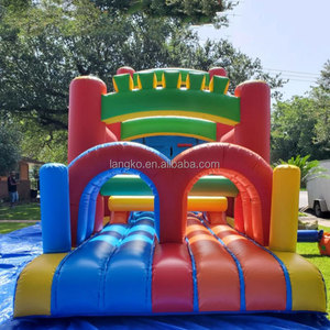 Gran oferta, tobogán de castillo inflable, Combo personalizado, tobogán de castillo hinchable, carrera de obstáculos inflable a la venta - Product Image 2