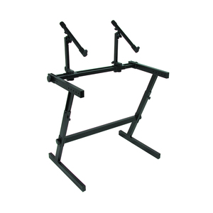 QUIK LOK - Z/726, Soporte "Z" de doble capa, Altura ajustable, Base de acero sólido, Nivel principal 50,2 cm, Segundo nivel 30,5 cm - Product Image 1