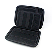 Custom Tech Electronics Power Bank Gadget Organisateur Voyage EVA Mallette de rangement rigide Câble USB Sac de transport Pochette
