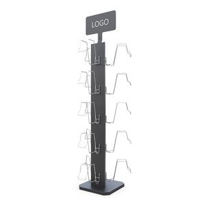 Multi lato logo design moto in metallo nero magnetico galleggiante casco da sci stand che tiene espositore - Product Image 6