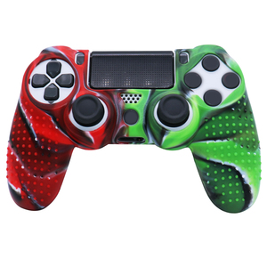 Double Color Soft Shell Cover for <strong>PS4</strong> Slim Pro <strong>Controller</strong> Silicone Case Grip <strong>Skin</strong> for Play Station 4 Pro Gamepad Case - Product Image 5