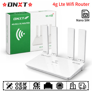 เราเตอร์ DNXT 4g LTE Cat4 2.4GHz wifi 6 รองรับโหมด AP ช่องเสียบ Type-C ใส่ซิมการ์ด 4g lte เสาอากาศแบบพับได้ ใช้งานซิมการ์ด 4g - Product Image 1