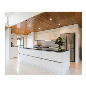 Armoires <span class=keywords><strong>de</strong></span> <span class=keywords><strong>cuisine</strong></span> RTA <span class=keywords><strong>en</strong></span> bois massif laqué style moderne insulaire avec finitions brillantes <span class=keywords><strong>de</strong></span> haute qualité des Philippines - Product Image 5