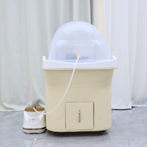Silla de fregadero de champú portátil de estilo moderno, cama de belleza para terapia de cabeza a juego con circulación de agua y dispositivo de vapor, estilo tailandés - Product Image 5
