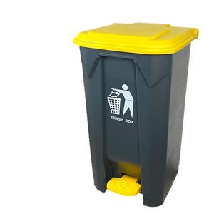 Cubo de Basura con Pedal de 100L, Rectangular, con Tapa, para Uso en Interiores y Exteriores, para Restaurantes, Hoteles, Cocinas y Hogares - Product Image 2