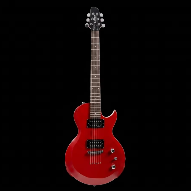 Clevan OEM Custom Electric Guitar Single Cut HH Pickups 648mm Long Scale String Thru Body Professional Guitar for Private Label