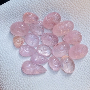 Cabujón de morganita Rosa Natural tallado en forma ovalada, artículo de piedra preciosa única, lote de 250 Cts para joyería con certificación IGI - Product Image 1