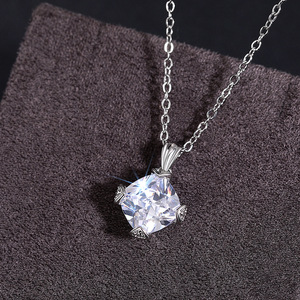 Collana con Pendente a Quattro Punte a Forma di Cuscino per Donne, Gioielli Geometrici alla Moda per Uso Quotidiano, Regalo - Product Image 3