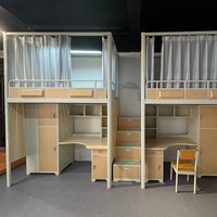 Meilleur rapport qualité/prix Lit mezzanine avec bureau et rangement Auberge de jeunesse à capsule Lits superposés Auberge de jeunesse à capsule modulaire Lit à capsule pour le sommeil