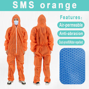 Certificat CE OEM Accepté Blanc <span class=keywords><strong>PP</strong></span> PE Microporeux Jetable Antistatique Hazmat Costumes Respirant Peintres Combinaisons - Product Image 3