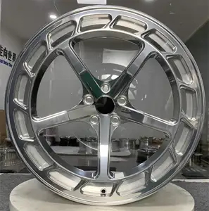 جنوط من سبائك الألومنيوم مزورة-عجلات سيارة متعددة الكلام بوصة لسيارات بي دبليو مرسيدس دبليو مع توافق Tesla Model3