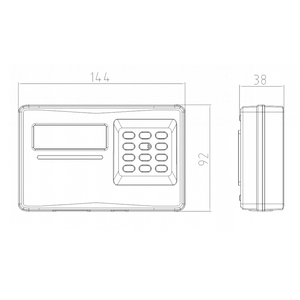 Swin PLC mô-đun truyền thông duy nhất Độ chính xác cao LCD thông minh giao diện khách hàng đơn vị cho đồng hồ điện - Product Image 4