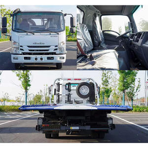 Camion de sauvetage à plateau plat automatique diesel ISUZU, véhicule de dépannage - Product Image 4